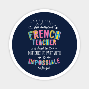 An awesome French Teacher Gift Idea - Impossible to Forget Quote Magnet